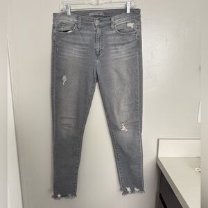 Joe's Jeans Light Gray Skinny Ankle